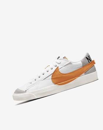 Nike Blazer Low '77 Jumbo Blancos Grises Naranjas | MX 4987